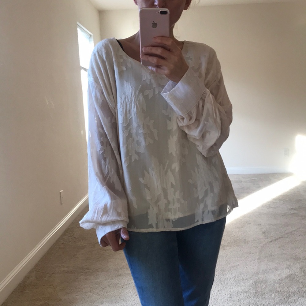 Cream top XL - Picture 2 of 16